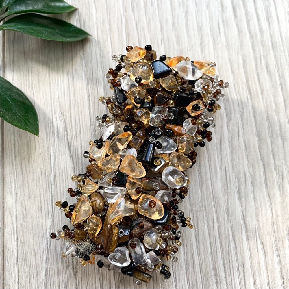 Earthy Glass Bead Bracelet